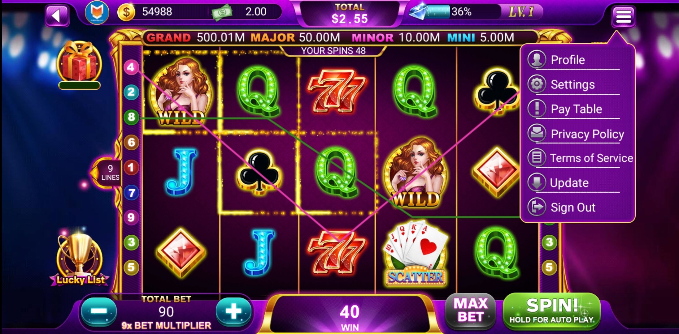 Vegas Legend 1.32 - Скачать для Android APK бесплатно