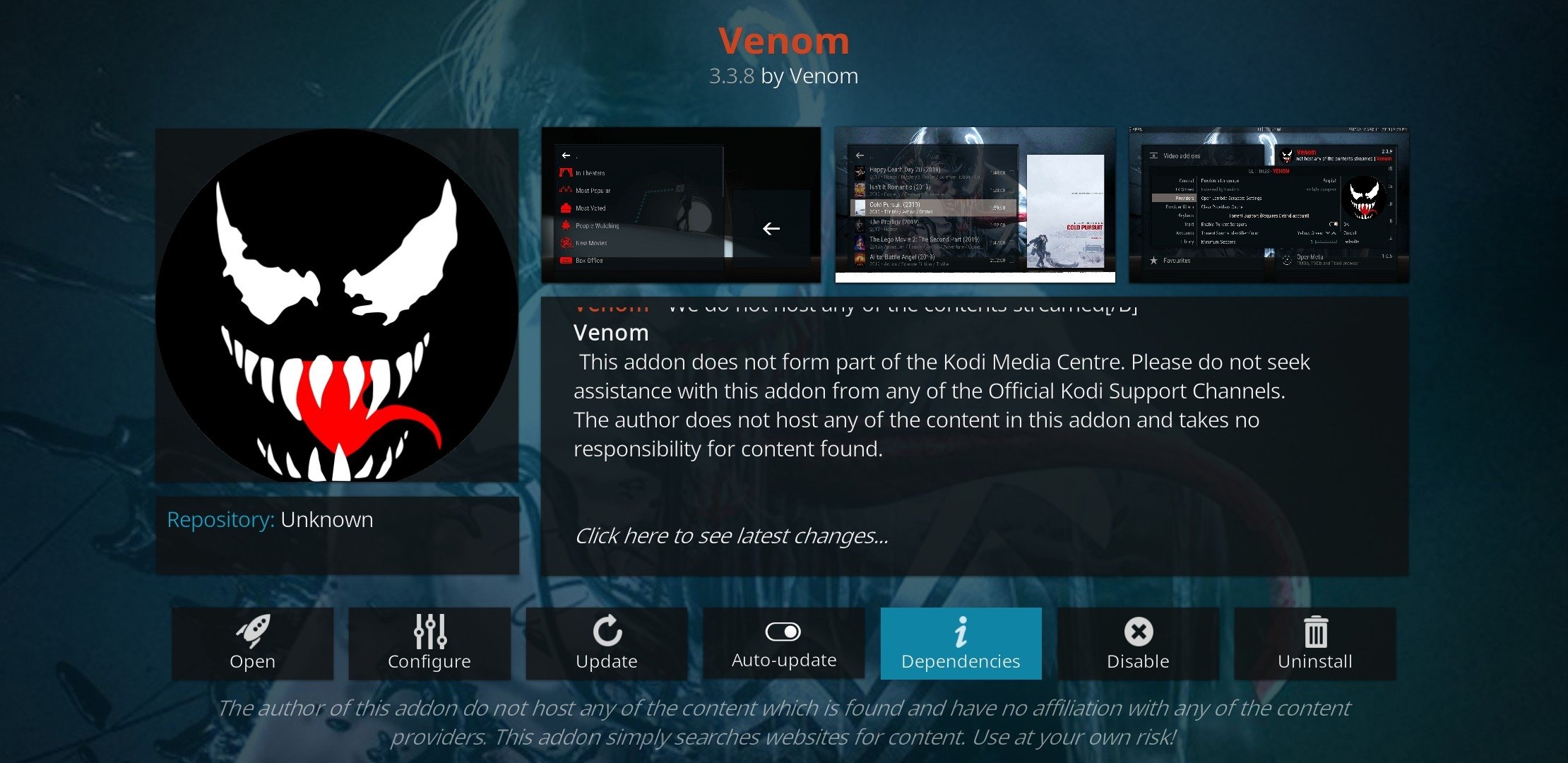 instal the new version for mac Venom