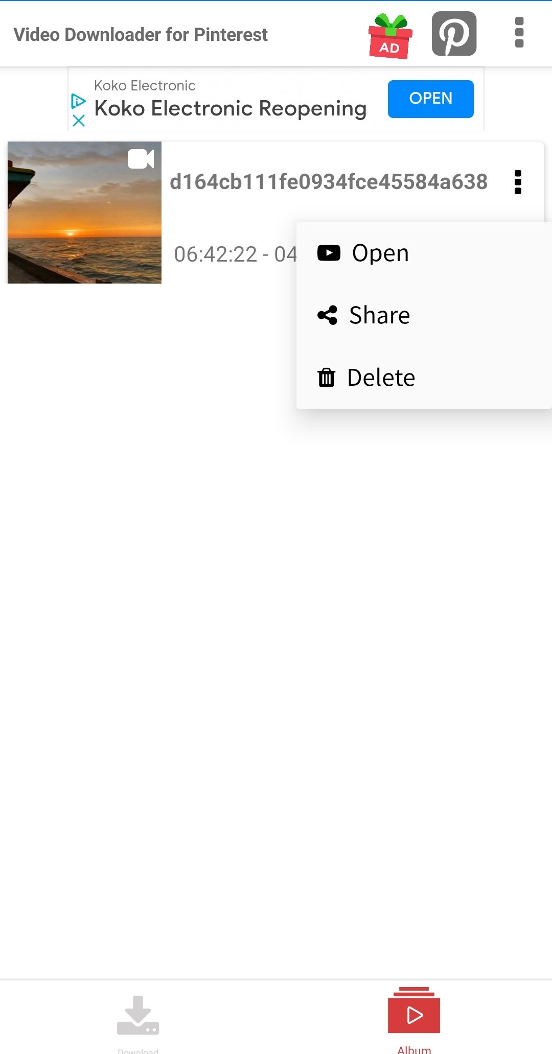 Pinterest Video Downloader for Android - Download