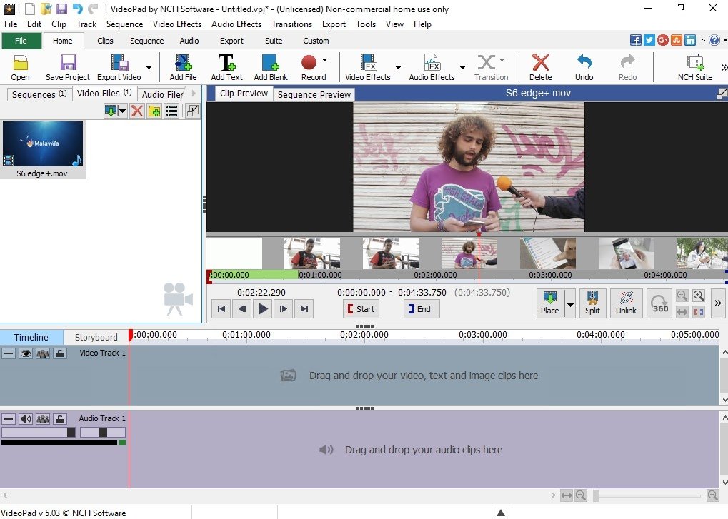 video pad editor