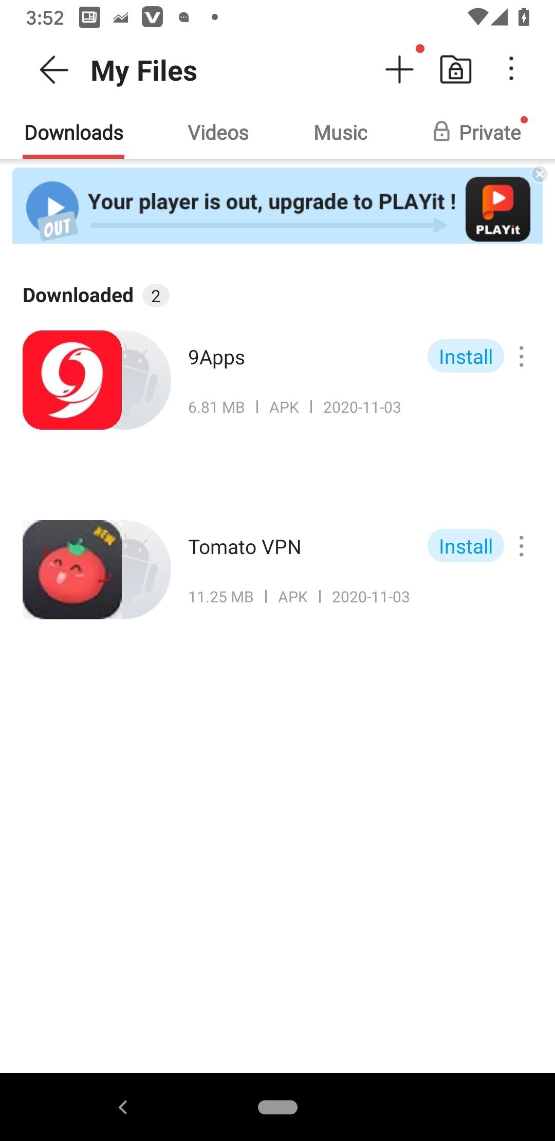 vidmate download mp3 youtube install