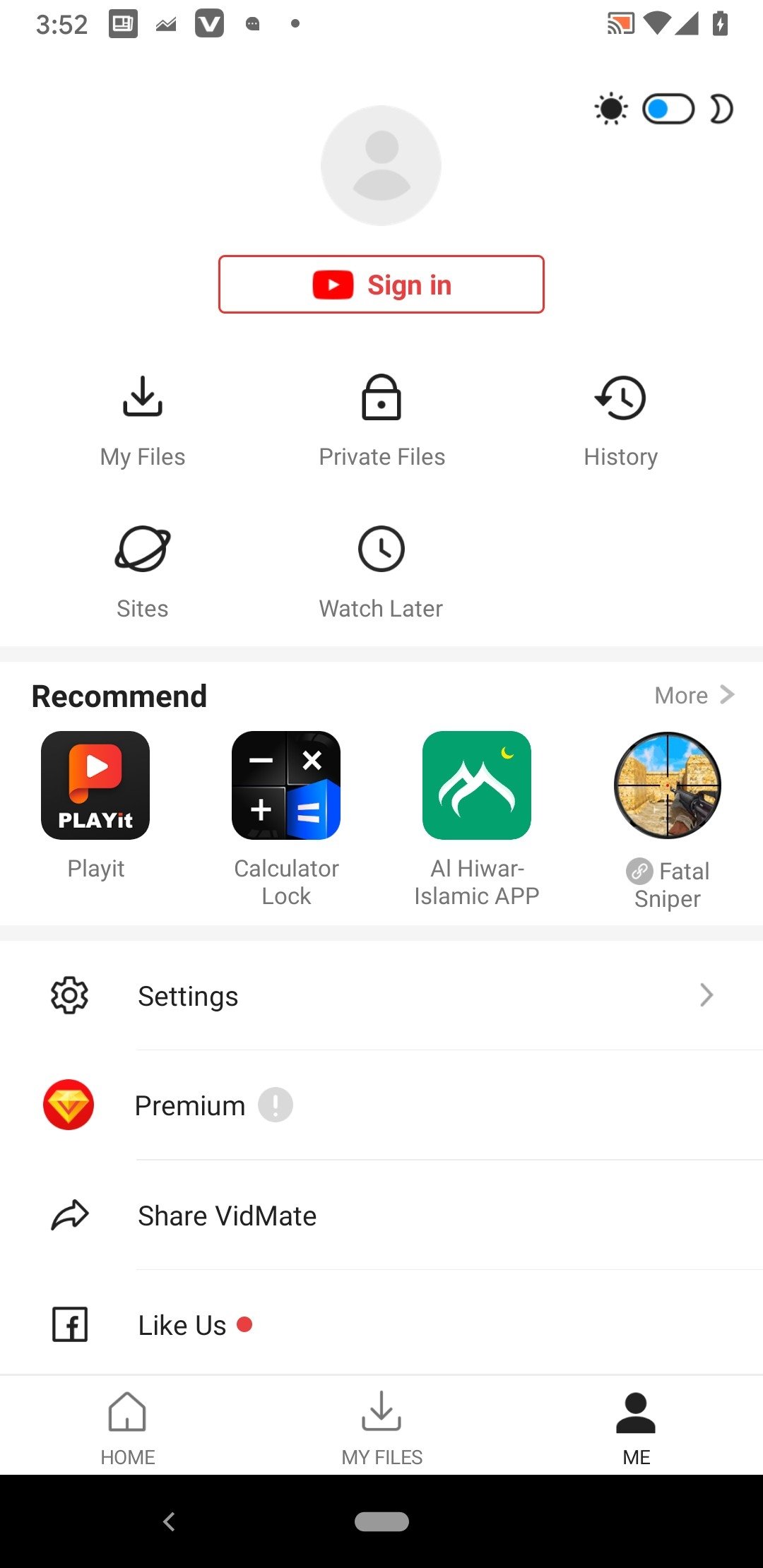 vidmate mobile app