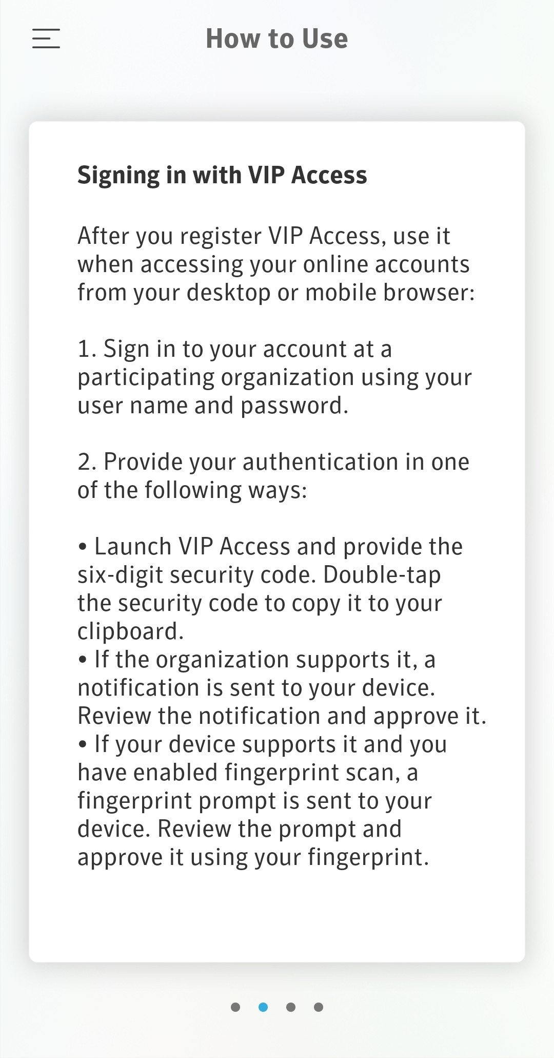 vip access app