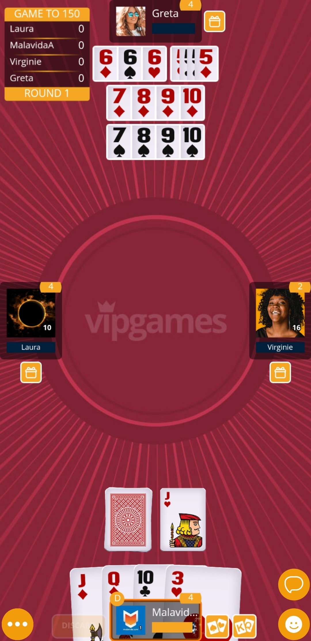 Regras da Sueca Online - VIP Games