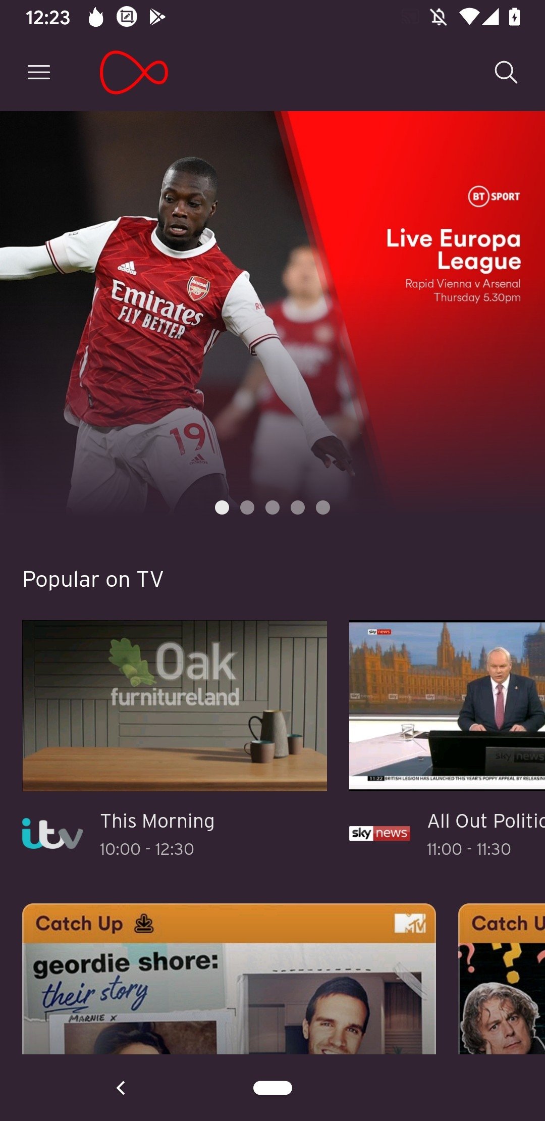 Virgin TV Go Android 