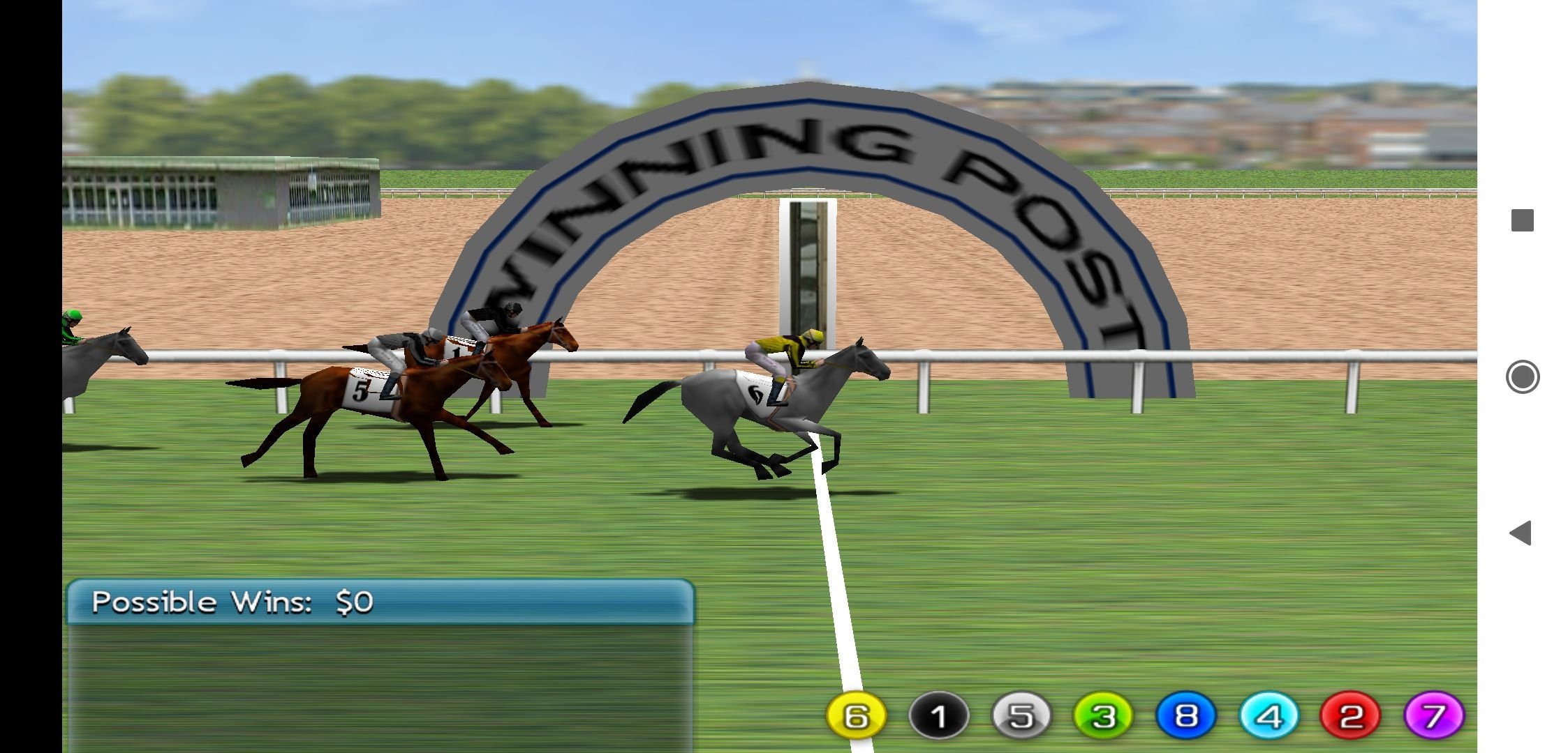 Virtual horse racing and horse racing games