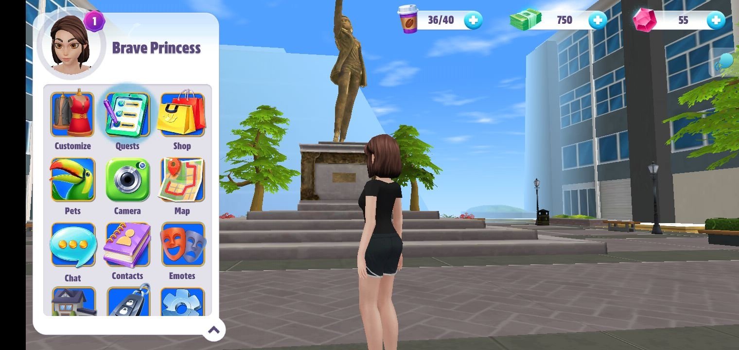 sims 3d virtual world
