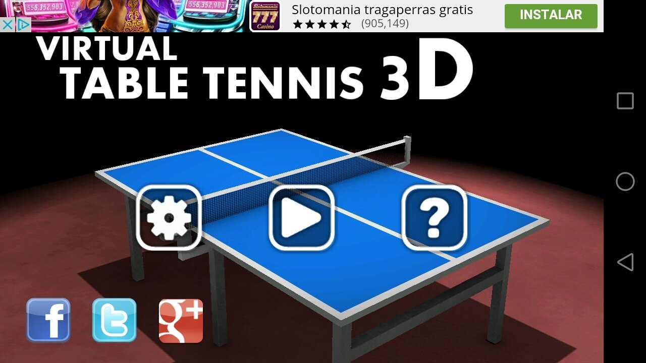 Virtual Table Tennis 3D Android