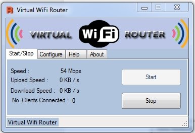Bære Reception Republik Virtual WiFi Router 3.0 - Download for PC Free