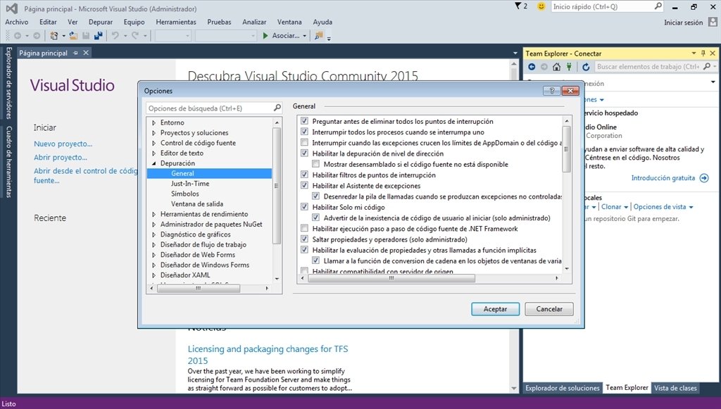 update visual studio