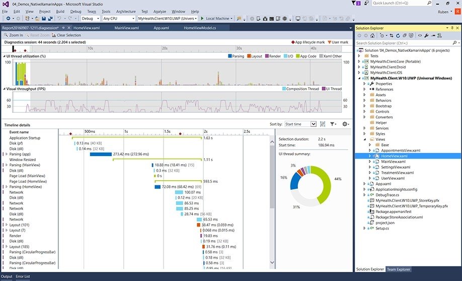 ms visual studio 2017 for root