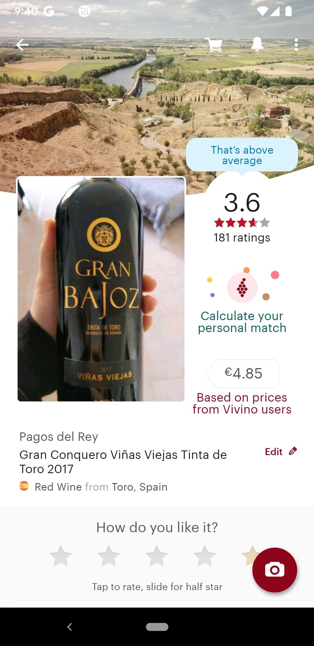 Vivino Android 