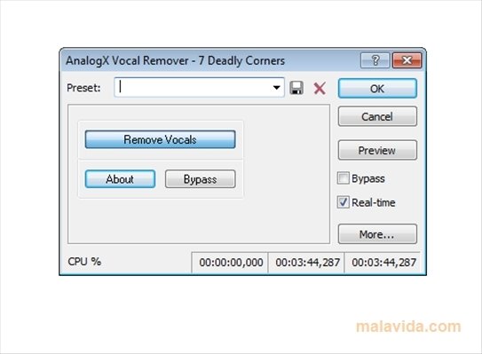 Vocal Remover 1 04 Pc用ダウンロード無料