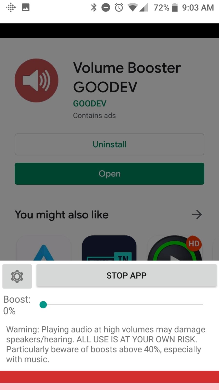 volume booster goodev apk