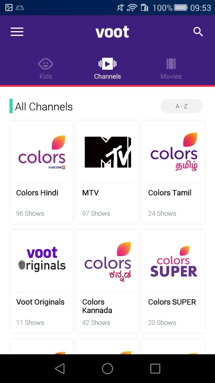 Voot TV APK download - Voot TV for Android Free