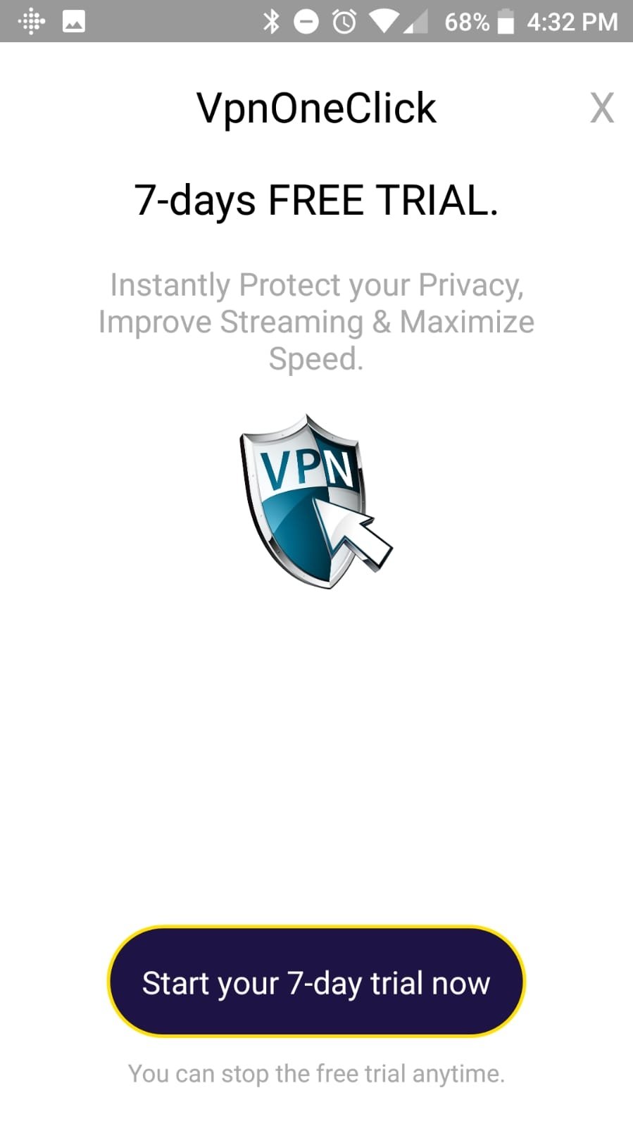 how to get vpn one click for free