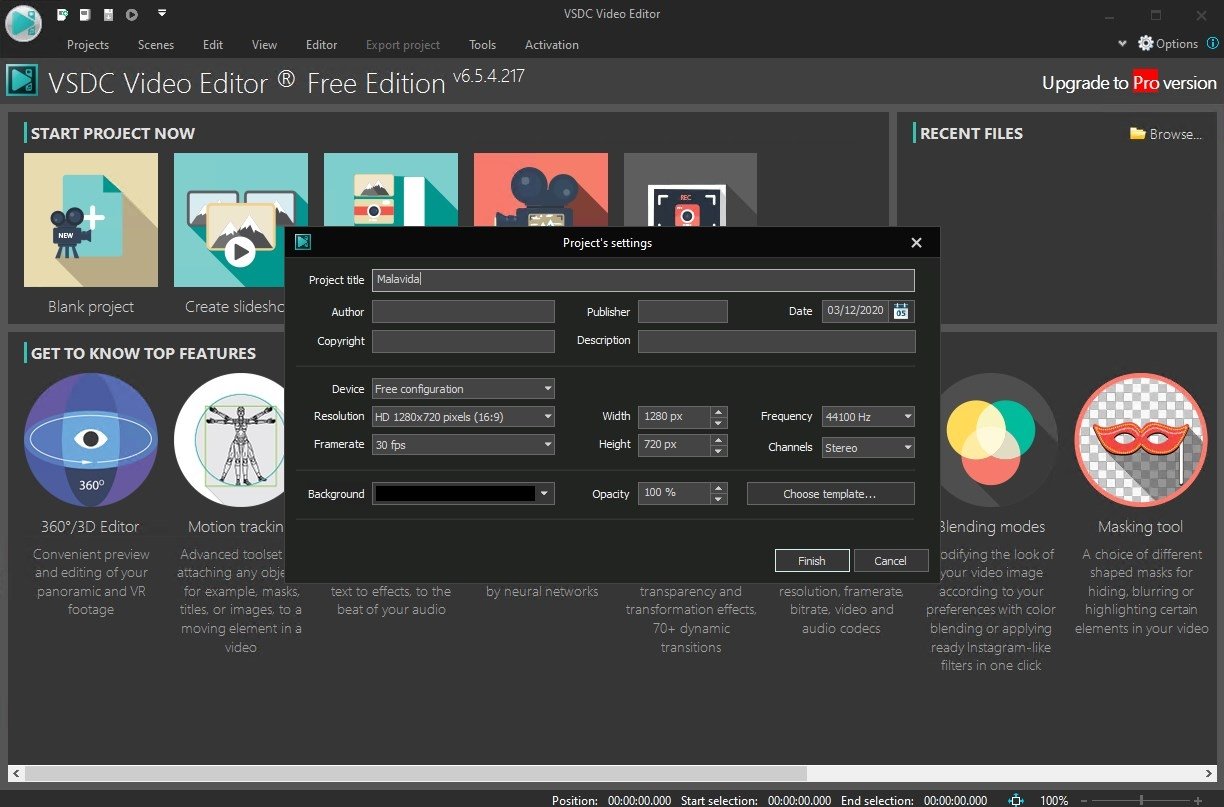 vsdc free video editor