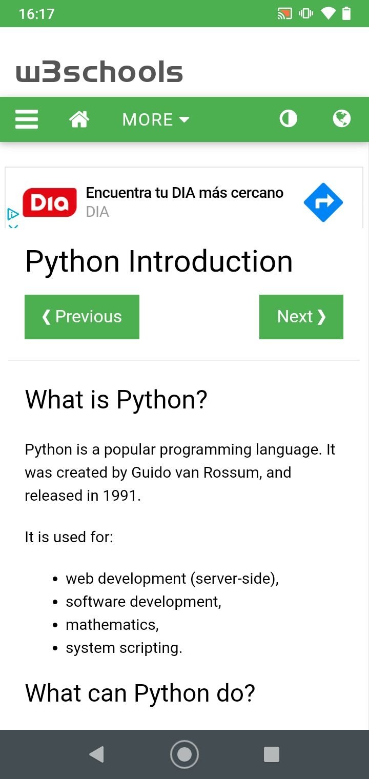 Python w3schools Python Tutorial
