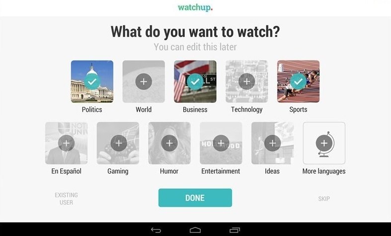 Watchup Android 