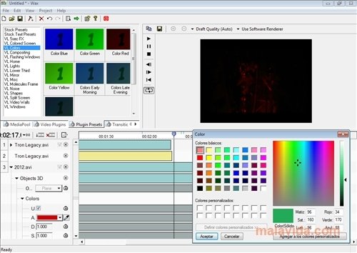 wax video editing software free download