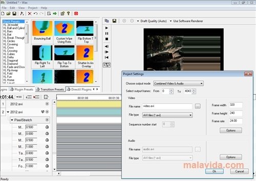 wax video editing software free