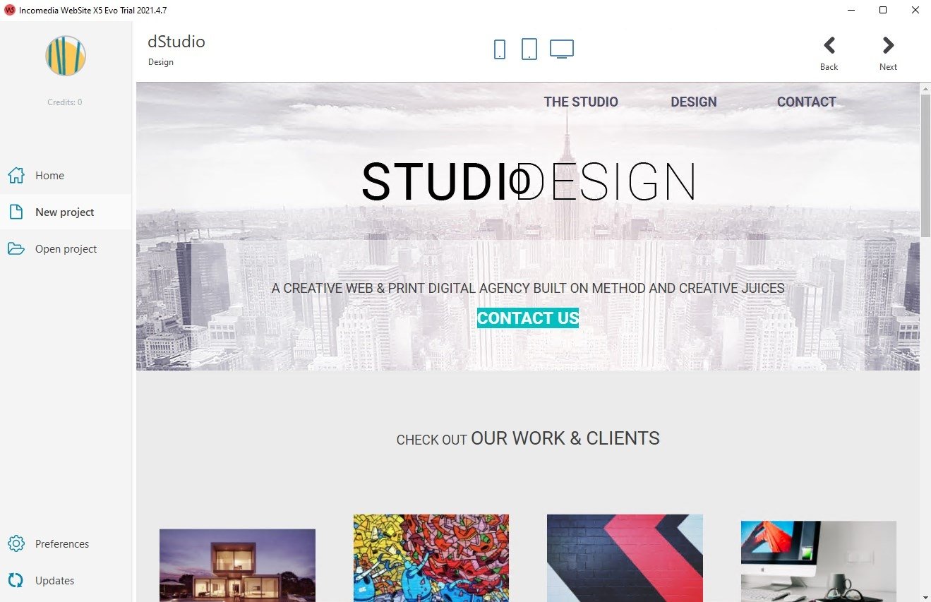 download free website x5 templates