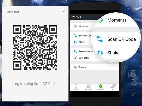 Wechat to on pc moments see WeChat: The