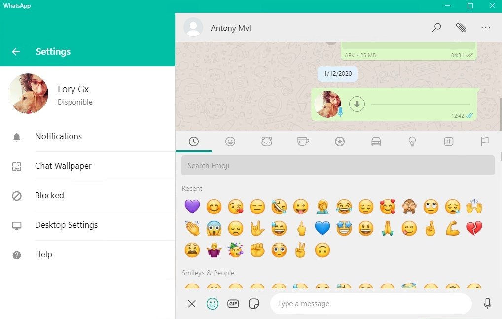 whatsapp pc messenger