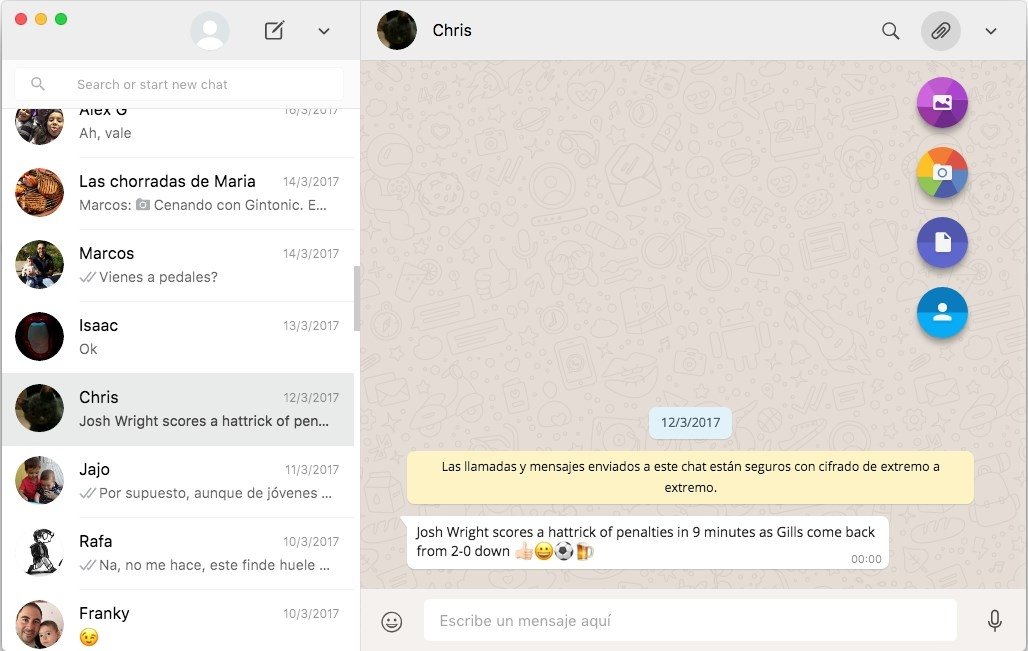 Whatsapp messenger for macbook pro