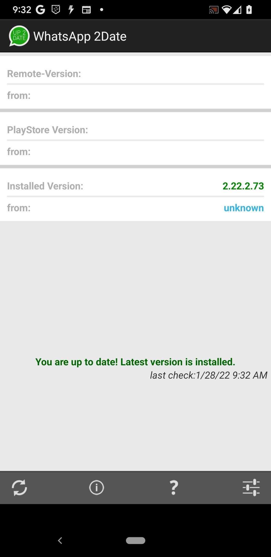 WhatsApp 2Date Android