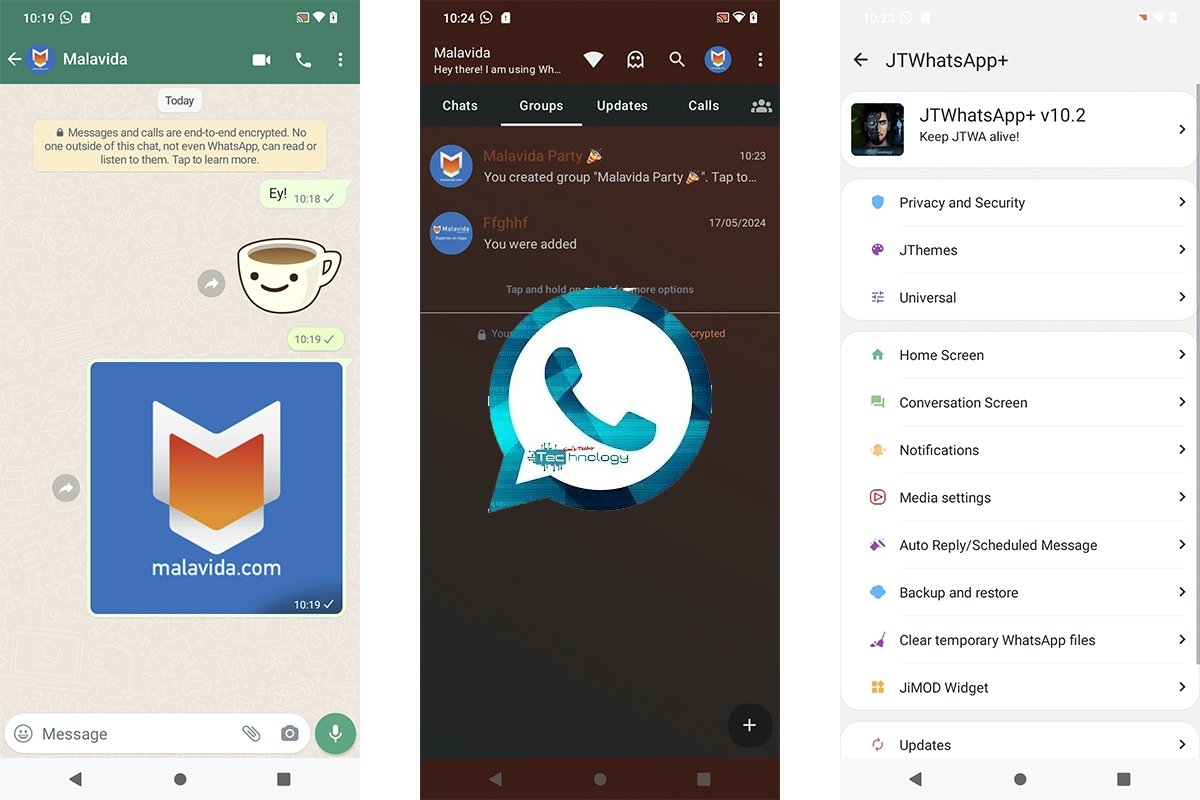 JTWhatsApp 10.2 - Скачать для Android APK бесплатно