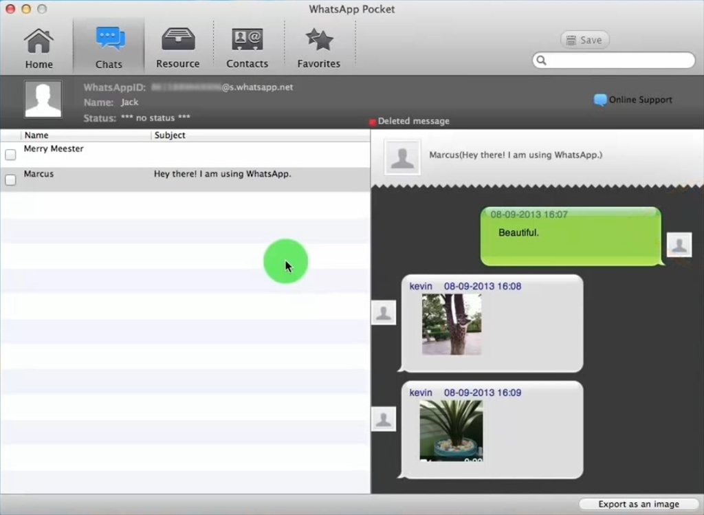 whatsapp pocket mac tmp file