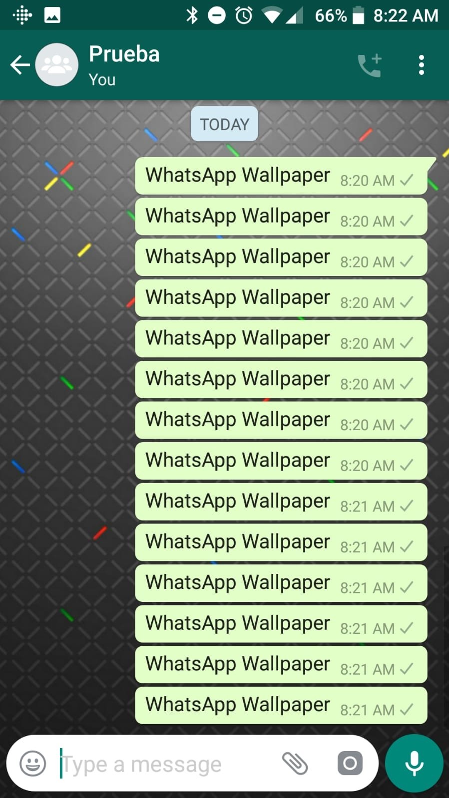 whatsapp background android