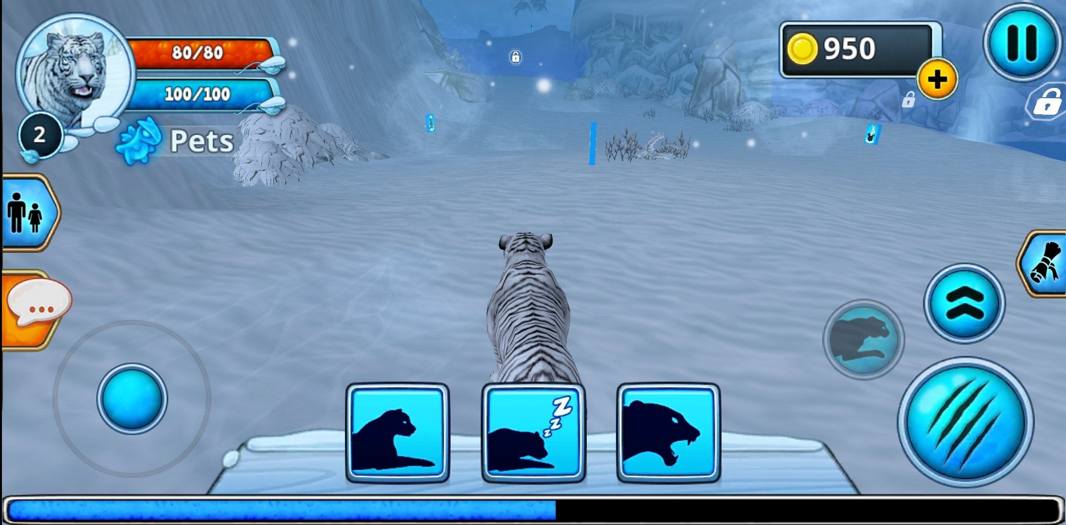 DESSA VEZ SOU UM TIGRE DA NEVE - WHITE TIGER FAMILY SIM ONLINE