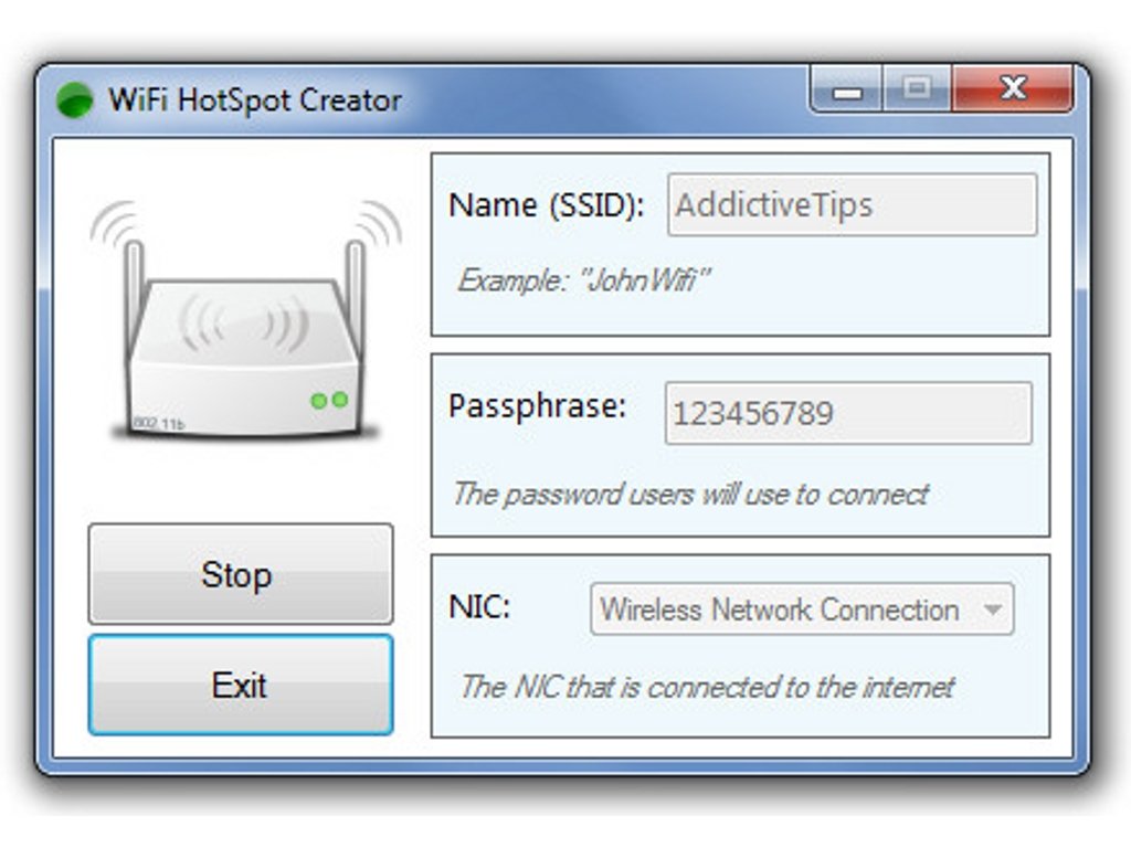 WiFi HotSpot Creator 2.0 - para PC Gratis