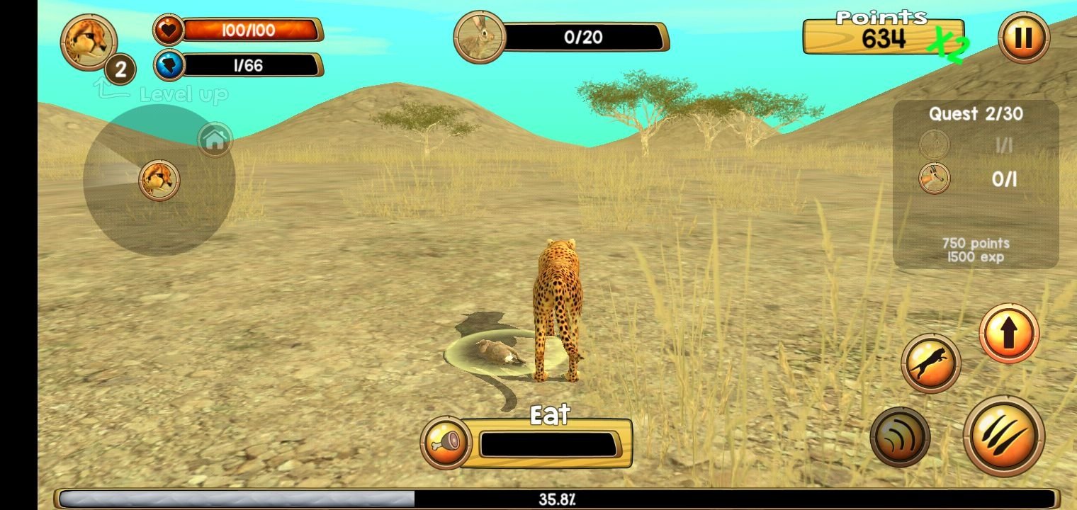 wild cheetah sim 3d game free