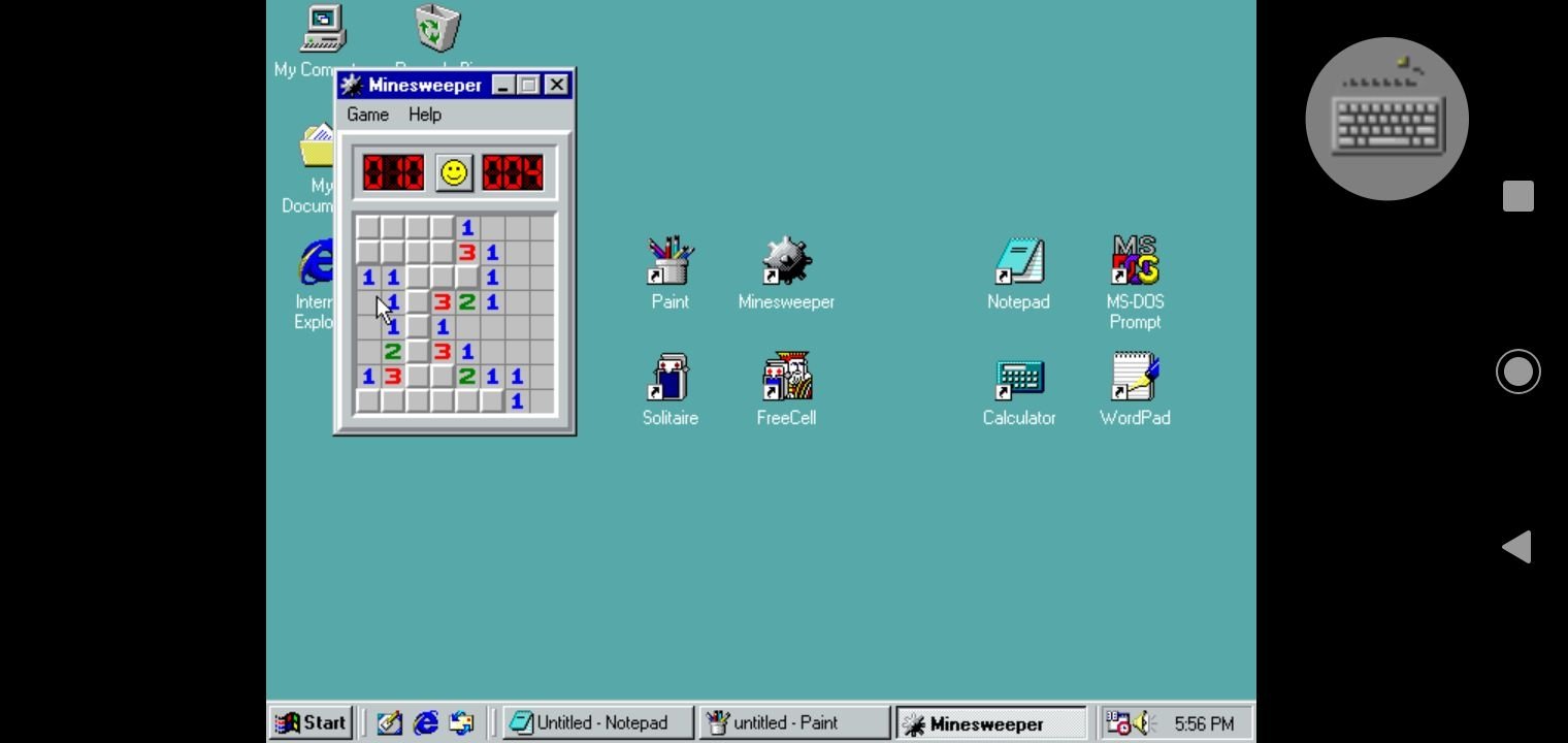 Windows 98 emulator in browser secondvsera