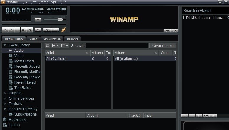 winamp player free download