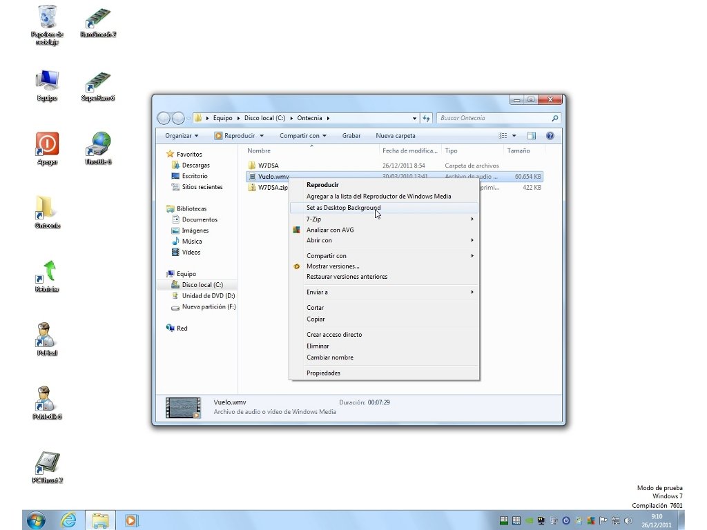 Enable DreamScene in Windows 7