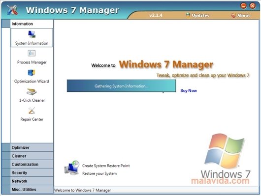 Windows 7 Manager 5.1.9 - Скачать На ПК Бесплатно