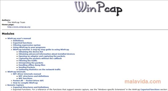 winpcap 4.1.3 gratuit
