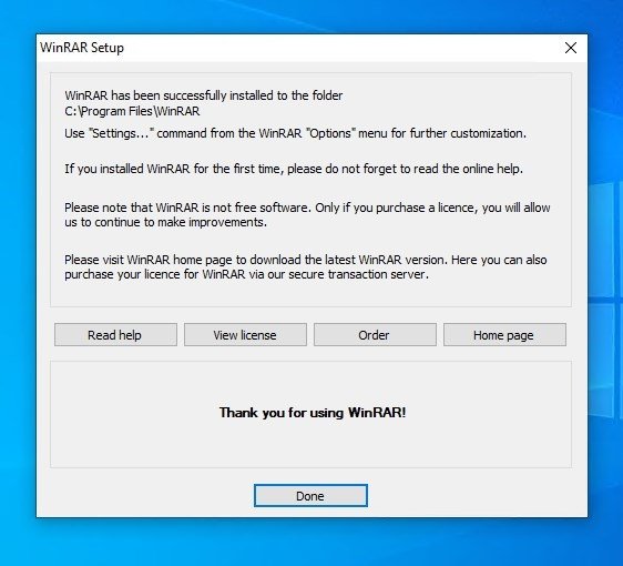 WinRAR 6.23 instal