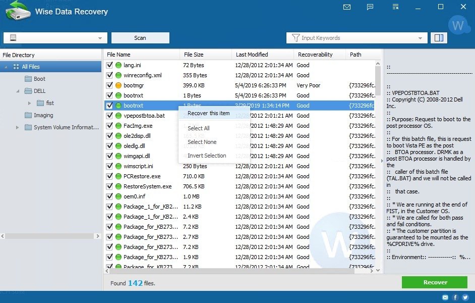 instal Wise Data Recovery 6.1.4.496 free