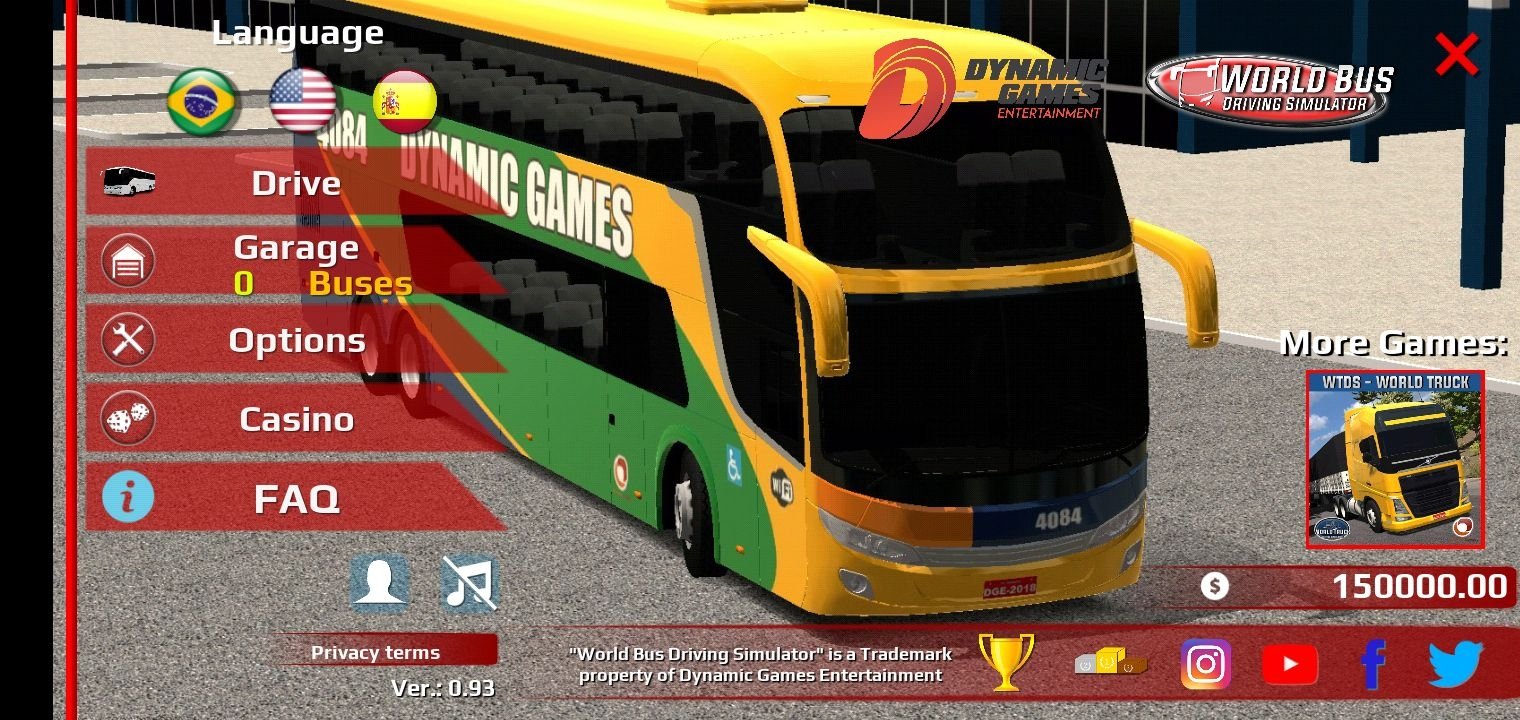 Baixar World Bus Driving Simulator 1.42 Android - Download APK Grátis