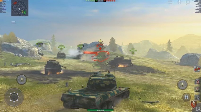 what is a low gun reload time in world of tanks blitz?