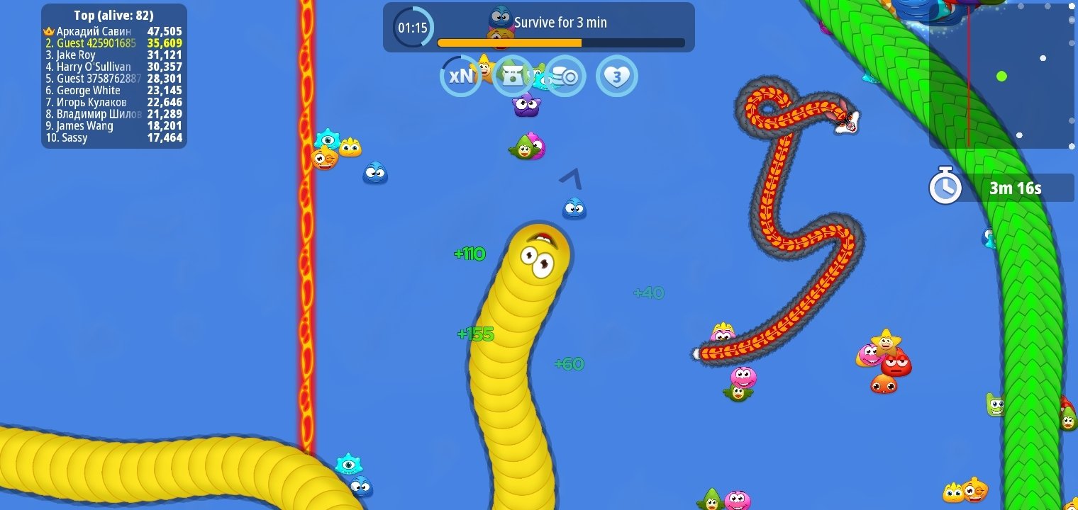 Download do APK de Jogo da cobrinha - Worm Hunt para Android