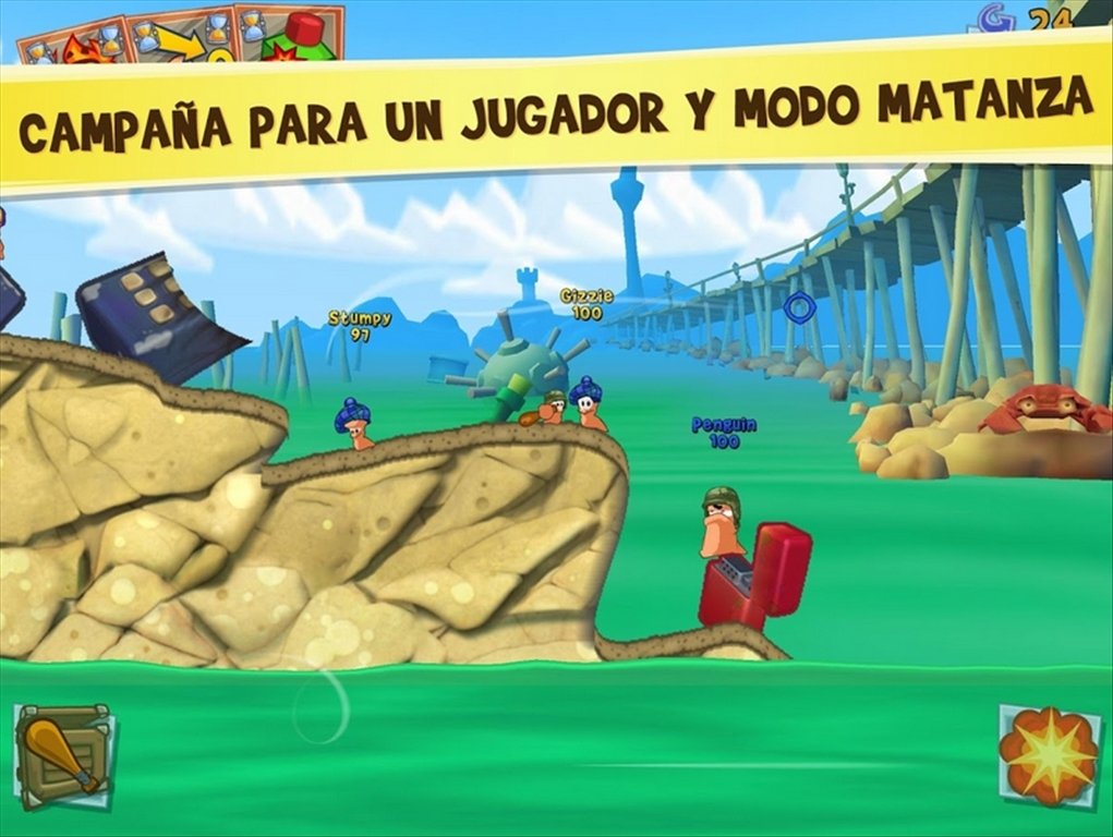 worms 3d for android