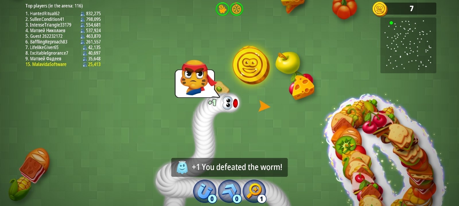 Worms Zone Io new android game review.