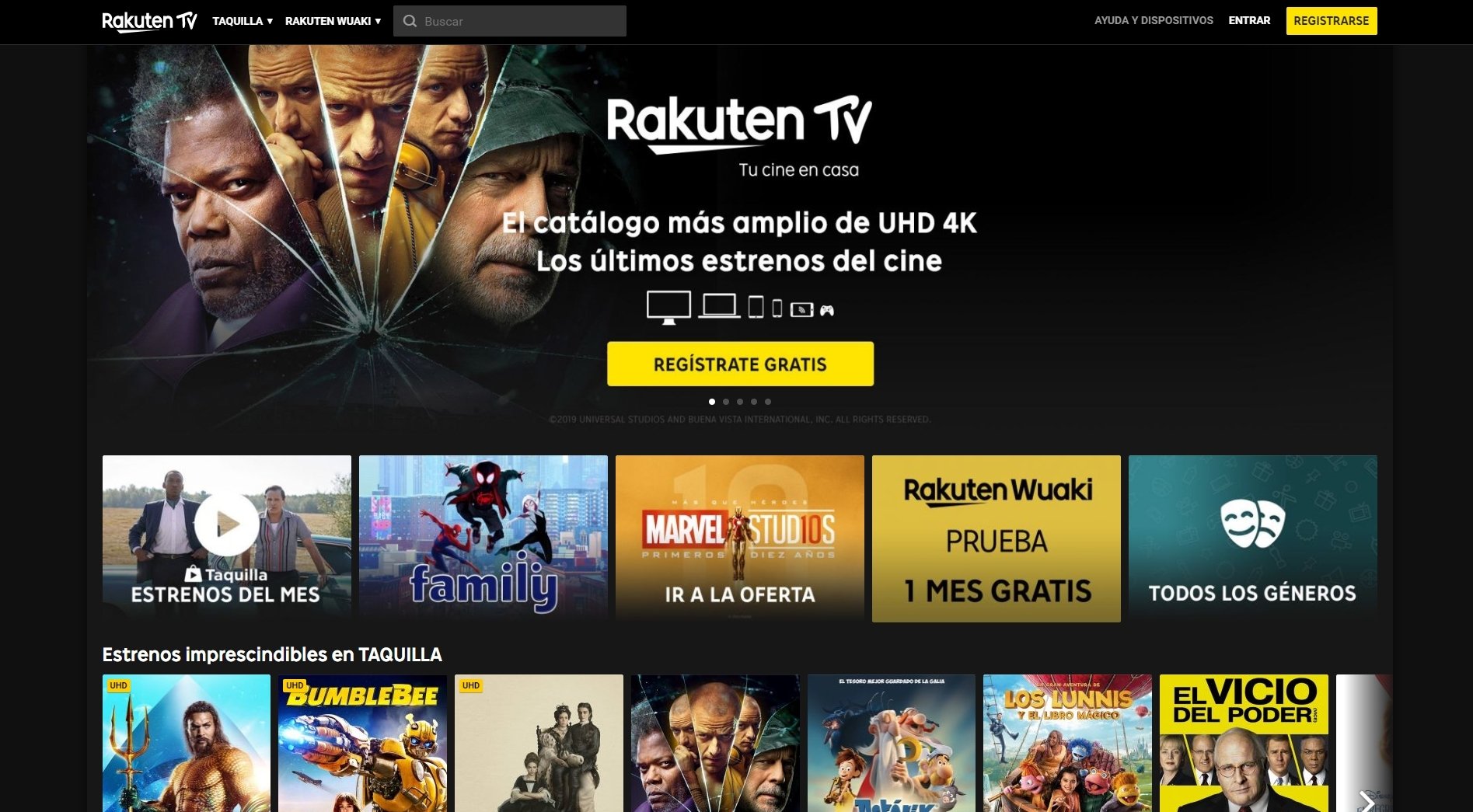 Inicio - Rakuten TV