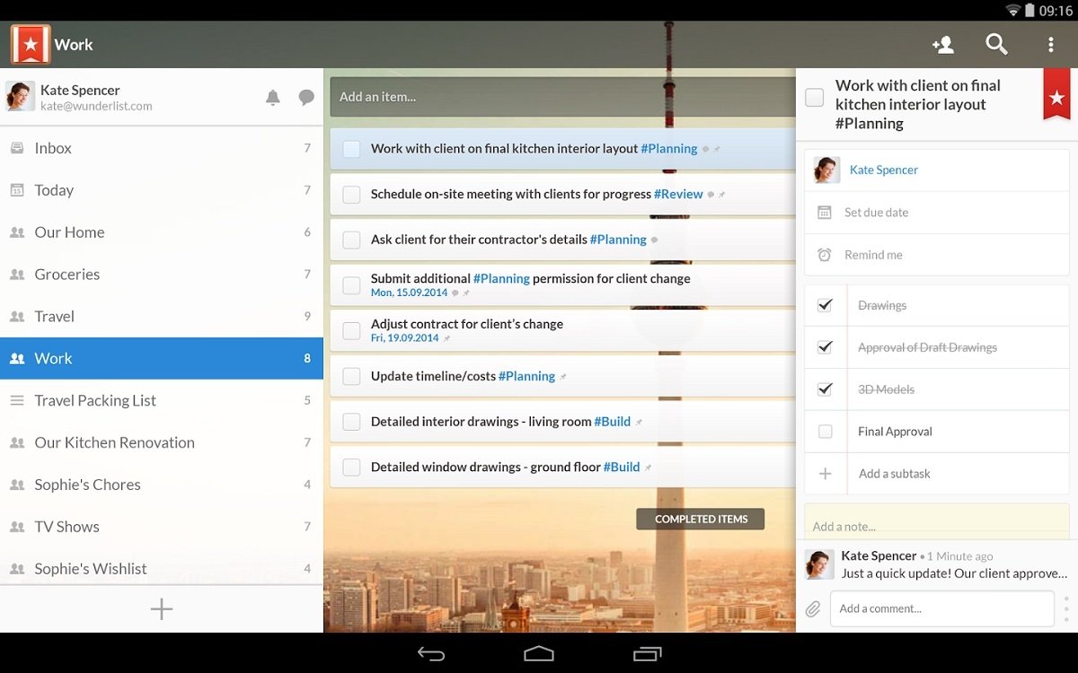 Wunderlist 3.4.21 - Download Für Android APK Kostenlos